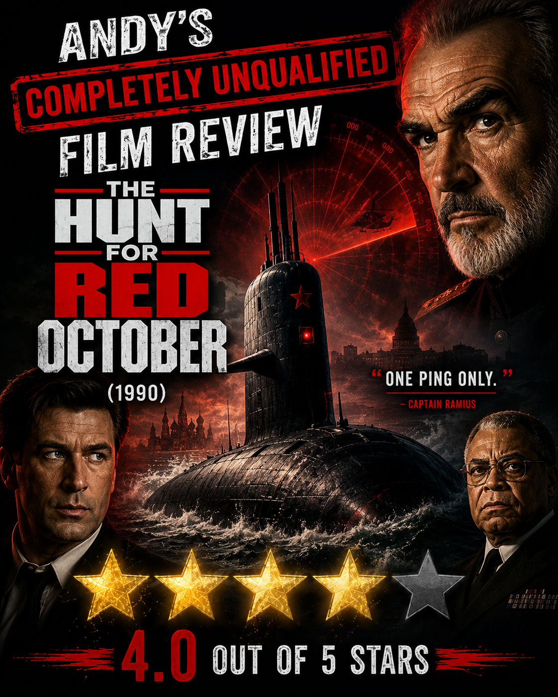 The Hunt for Red October (1990) poster
